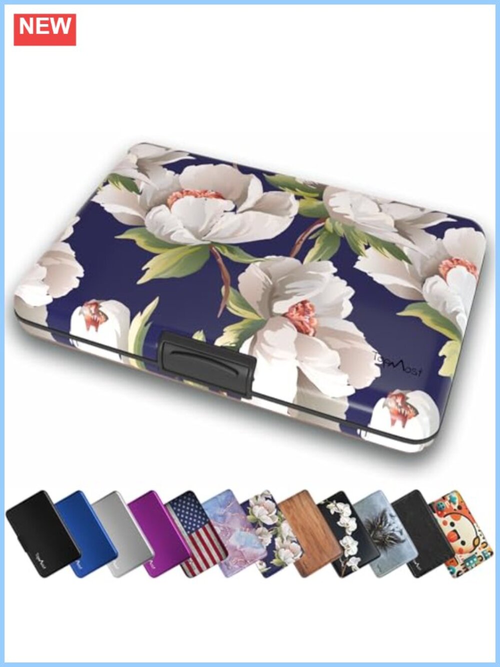 RFID Blocking Aluminum Credit Card Holder Slim Minimalist Wallet